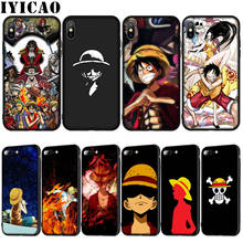 IYICAO One piece luffy Мягкий силиконовый чехол для iPhone XR X XS 11 Pro Max 10 6S 7 8 Plus 5 5S SE чехол для телефона 2024 - купить недорого