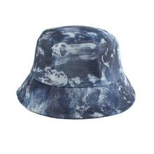 2021 Summer Tie Dye Print Bucket Hat Women Outdoor Bob Chapeau Panama Sun Hats For Men Hip Hop Gorros Foldable Fishing Cap 2024 - buy cheap