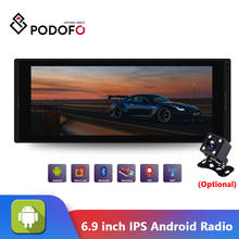 Podofo-Radio Multimedia con Bluetooth para coche, reproductor MP5 con pantalla táctil de 6,9 pulgadas, FM, USB, Audio estéreo 2024 - compra barato