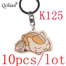 10pcs/lot Cat Teacher Natsume Yuujinchou Acrylic Car Key Decoration Pendant Beautiful Gift Keychain Registration Free Shipping 2024 - buy cheap