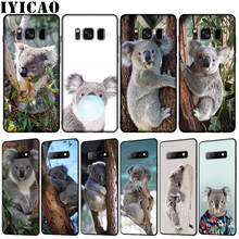Iyicao coala urso macio tpu capa de telefone de silicone para samsung galaxy s20 ultra s10 lite s9 s8 plus s6 s7 edge s10e 2024 - compre barato