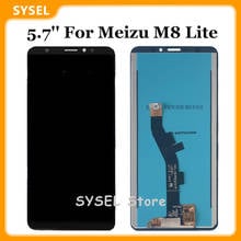 5.7'' For Meizu M8 Lite LCD Display Digitizer Touch Screen Panel Glass Sensor Assembly 2024 - buy cheap