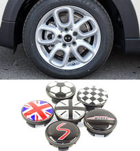 54 мм ABS Центральная втулка колеса автомобиля колпачки для Mini Cooper JCW One + S Countryman R55 R56 R60 R60 F55 F56 автостайлинг автомобильные аксессуары 2024 - купить недорого