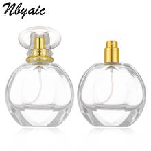 Nbyaic 50pcs high-end perfume engarrafamento de vidro 50ml portátil garrafa vazia de grande capacidade garrafa de pulverizador de garrafa de substituição cosmética 2024 - compre barato