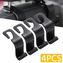 4pcs Universal Car Seat Hook Car Clip Holder Fit for All Car Models Durable Car Seat Headrest  Mount Storage Hook Holders Clips 2024 - buy cheap