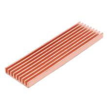 Pure Copper Heatsink Cooler Heat Sink Thermal Conductive Adhesive for M.2 2280 PCI-E NVME SSD 2024 - buy cheap