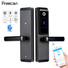 FREECAN Fingerprint Lock, WiFi Digital Electronic Door Lock, Smart Lock with TTLock App 2024 - buy cheap