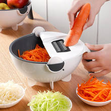 Khgdnord-cortador multifuncional de verduras, rallador, cortador de zanahorias, cocina, Chopper, lavado, escurridor, cesta 2024 - compra barato