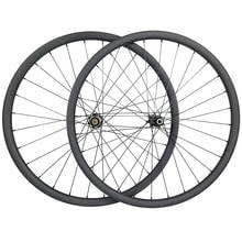 980g 26er MTB XC tubeless carbon wheels 24mm wide straight pull clincher youth junior disc wheelset 9mm QR 12X100 15X100 12X142 2024 - buy cheap