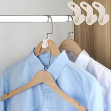 6pcs Connect Hooks for Hanger Wardrobe Space-saving Stack Hook Plastic Closet Hanger Linking Hook Coat Rack Storage Organizer 2024 - buy cheap