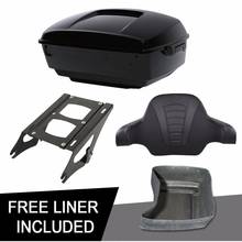 Motorcycle King Pack Trunk Backrest Rack For Harley Tour Pak Road King Street Glide Road Glide 2014-2021 2020 2024 - buy cheap