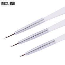 ROSALIND Nail Brush 3pcs For Nail Art Design Manicure Brushes Set Line Flower Pencel Dotting Painting Drawing Acrylic Nail Brush 2024 - buy cheap