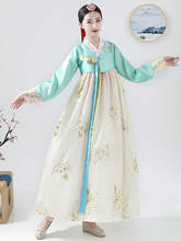 Women's Sequined Hanbok Dresses Korean Palace Hanbok National Traditional Dance Performance Cosplay Costumes 2024 - buy cheap