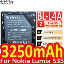 Batería de gran potencia de 3250mAh para Nokia Lumia 535 / Lumia 830, RM984, RM-1090, RM-1089, BLL4A, BL, L4A, BL-L4A 2024 - compra barato