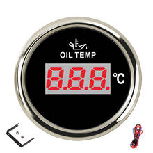 Medidor de temperatura de óleo digital, 52mm, 50 a 150 graus celsius, óleo, apto para barco, carro 2024 - compre barato