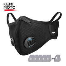 PM2.5 Dust Mask Respirator Masks Replaceable Activated Carbon Filters Anti-Pollution Cycling Sport Motorcycle Face Mask Reusable 2024 - buy cheap