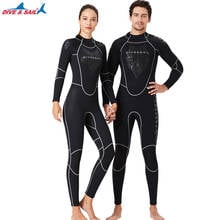 3MM One Piece Neoprene Water Sports Spearfishing SwimWear Men Professional UnderWater Scuba Snorkeling Hunting Diving WetSuits 2024 - buy cheap