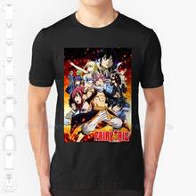 Cauda de fadas 12 moda tshirt do vintage camisetas anime manga fada cauda mage guild mages hiro mashina natsu dragneel lucy erza 2024 - compre barato