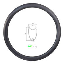 Light 400g 700C 45mm Disc Clincher Tubeless Carbon Rim 28mm Wide UD 3K Twill 12K  24H 28H 32H All Road Gravel Bicycle Wheel Part 2024 - buy cheap