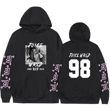 Juice Wrld Print Loose Men Women Hoodies Sweatshirts Pullover Couples Tracksuits Plus Size Loose Hooded Hoodies Couples Clothing 2024 - buy cheap