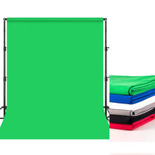 Pano de fundo de musselina para fotografia, 3x2m, tela verde de algodão para cenário de fotos, estúdio fotográfico, chromakey 2024 - compre barato