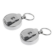 2PCs Fishing Zinger Retractor Tools Holder Extractor Fishing Tether Retractable Badge Reel ID Card Holder Accessories 2024 - buy cheap