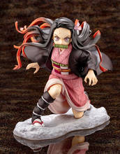 Japanese Anime Demon Slayer: Kimetsu no Yaiba Kamado Tanjirou Nezuko Replaceable Face 1/8 Scale PVC Action Figure Model Toy Gift 2024 - buy cheap