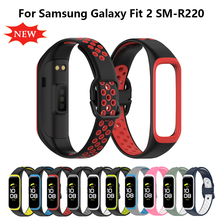 2020 Soft Silicone Wrist Strap For Samsung Galaxy Fit2 R220 Sports Smart Bracelet Band Replacement For Samsung Galaxy Fit 2 R220 2024 - buy cheap