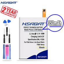 New Arrival [ HSABAT ] 350mAh Replacement Battery for Fitbit Versa / Versa Lite Smart Watch 2024 - buy cheap