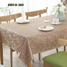 Mantel de mesa de PU europeo, a prueba de aceite, No se lava, accesorios de cocina, decoración del hogar, mantel redondo rosa 2024 - compra barato