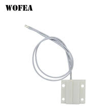 Hardwire Sensor Da Porta Normal Fechar NC Interruptor Magnético 10 pçs/lote Trabalhar Com Sistema de alarme Para Casa