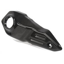 For Yamaha MT09 mt-09 Motorcycle Modified Real Carbon Fiber Exhaust Pipe Cover Shell Heat Insulation 2017-2020 2024 - buy cheap