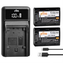 NPFH50 NP-FH50 Battery + LED Charger Set for Sony FH70 FH100 A230 A330 A290 A380 A390 HDR-TG1E TG3 TG5 TG7 DSC-HX1 DSC-HX200 2024 - buy cheap