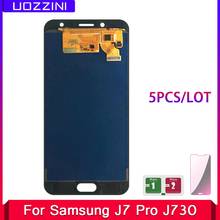 5 шт./лот 5,5 дюймовый ЖК-дисплей для SAMSUNG Galaxy J7 Pro J730 ЖК-дисплей для SAMSUNG J7 2017 дисплей сенсорный экран дигитайзер J730F регулируемый 2024 - купить недорого