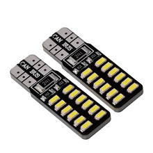 2pcs t10 3014 24smd canbus  led t10 Small lights T10 reading light License Plate Light Semaphore The width light 2024 - buy cheap