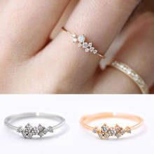 KSRA новые модные мини Изящные циркониевые Кристальные кольца для женщин обручальное кольцо 2024 - купить недорого