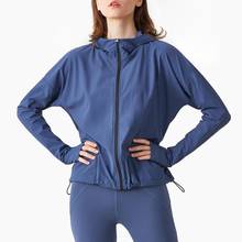 Chaqueta de Fitness con cremallera para mujer, ropa deportiva holgada de ocio para correr, gimnasio, camiseta de entrenamiento deportiva transpirable para correr, Top de otoño 2024 - compra barato