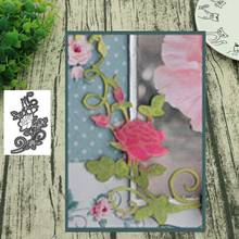 Metal Cutting Dies Flowers vines Scrapbooking Stencil Craft Cut Die For DIY Card Crafts Handmade 2024 - buy cheap