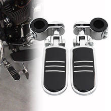 Apoio de pés para motocicleta, 1/8 "32mm 1" 25mm de proteção da estrada, protetor de motor, braçadeiras para harley honda goldwing gl1800, acessórios para apoio para os pés para motocicletas 2024 - compre barato
