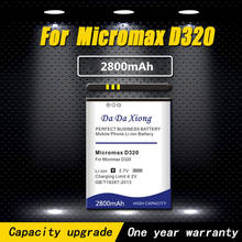 Bateria de alta qualidade 2800mah micromax d320, para micromax d320 2024 - compre barato