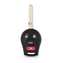 DANDKEY-carcasa de llave de coche remota 2 + 1 Panic, 3 botones, Fob, entrada sin llave, llave automática para Nissan Cube S SL Rogue NV200 NV350 Urvan 2024 - compra barato