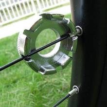 Bicycle Spoke Nipple Wrench 8 Way  10-15G Steel Spoke Nipple Key Groove Bike Wheel Rim Adjuster Spanner Repair Tools 2024 - купить недорого