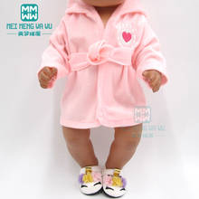 Ropa para muñeca recién nacida, pijamas de moda, trajes de chaqueta, zapatos, accesorios para muñecas de 43cm 2024 - compra barato