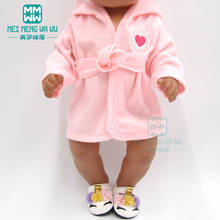 Clothes for doll fits 43cm new born doll accessories fashion pajamas, jacket suits, shoes 2024 - buy cheap