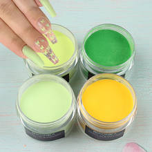 15g de polvo acrílico verde y amarillo para uñas, accesorios profesionales para decoración de uñas, pigmento para esculpir 2024 - compra barato