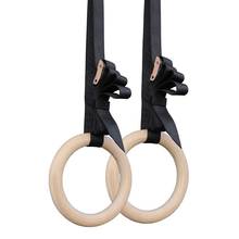 Портативное деревянное кольцо 32 мм, набор для кроссфита, гимнастические кольца, для спортзала, плеча, для дома, оборудование для фитнеса Y51D 2022 - купить недорого