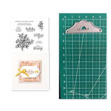 Clear Stamps and Metal Cutting Dies Stencil Tags For DIY Scrapbooking Dies Embossing Paper Card Making New Cut Die For 2021 2024 - buy cheap