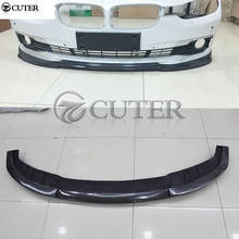 F30 3 series original style Carbon Fiber Car front bumper lip splitter For BMW F30 325i 320i standard bumper 2016 2024 - buy cheap