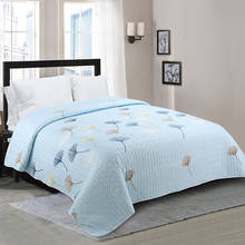 Модное постельное белье, Элегантное летнее одеяло, одеяло с цветочным принтом, Европейское покрывало 2024 - купить недорого