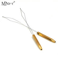 MNFT 1PCS Extra-long Brass Bobbin Threader Fly Tying Tool Half Hitch Handle Tool 2024 - buy cheap